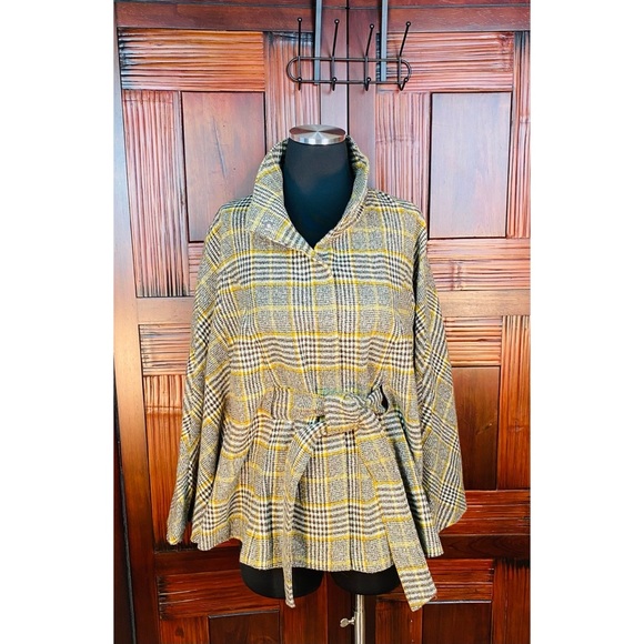 New York & Company Mock Neck Poncho - Picture 2 of 5